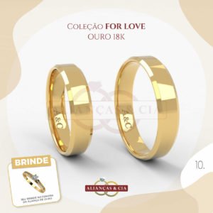 Aliança For love 10