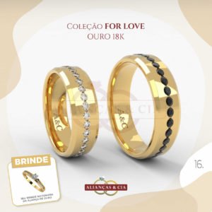 Aliança For love 16