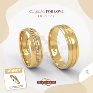 Aliança For love 17