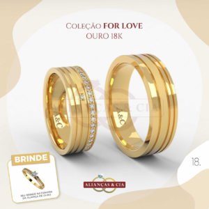 Aliança For love 18