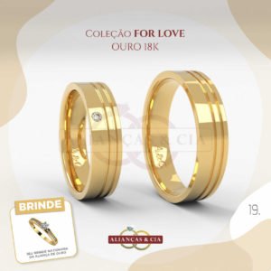 Aliança For love 19