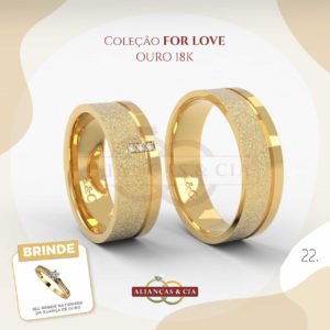 Aliança For love 22
