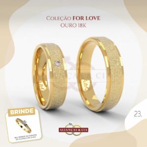 Aliança For love 23
